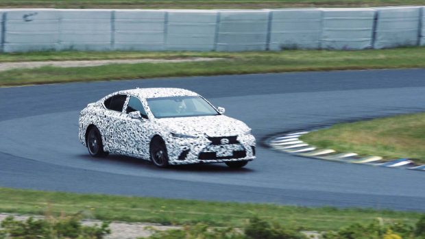 Lexus Direct4 prototype sedan driving