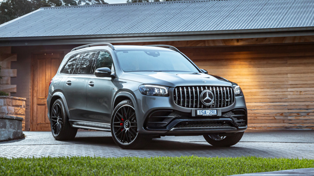 Mercedes AMG GLS 63 2021 grey front end