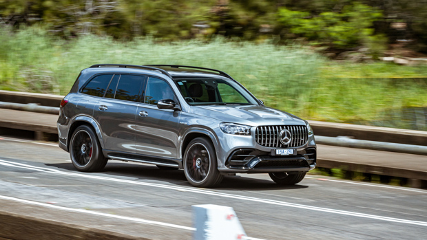 Mercedes AMG GLS 63 2021 grey front end