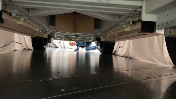 Volkswagen Amarok prototype 2023 underneath