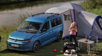 2021 Volkswagen Caddy van on the way to Australia with California camper option