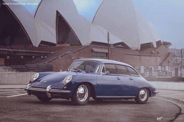 Electric Cars in The 60s Porsche Taycan