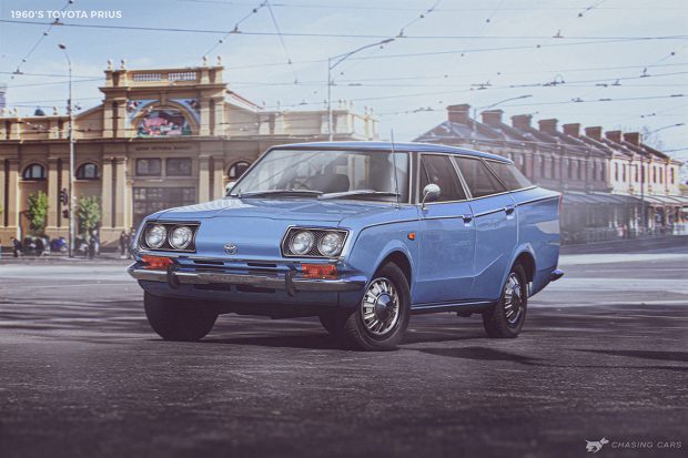 Electric Cars in The 60s Toyota Prius