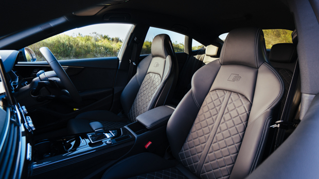 Audi S5 Sportback 2021 black nappa leather interior