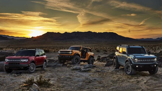 Ford Bronco 2021 range