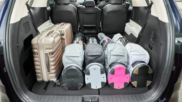Kia Carnival Platinum 2021 boot space