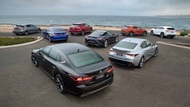 Lexus Hybrid line-up 2021 Rear