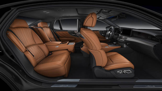 Lexus LS 2021 V6 tan interior