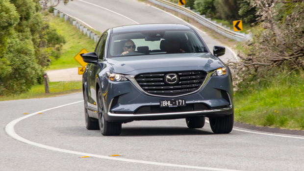 Mazda CX-9 GT SP 2021 Polymetal Grey driving