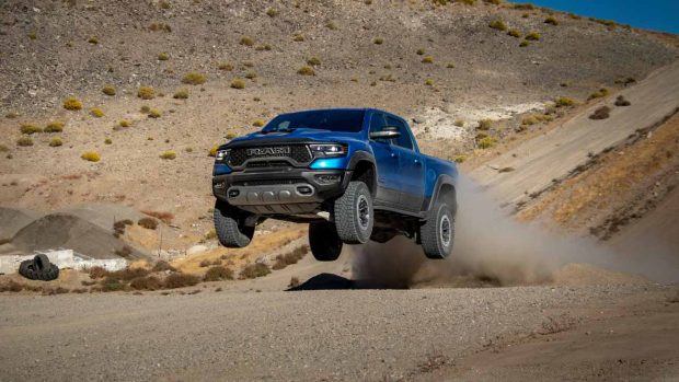 Ram 1500 TRX 2021 jump