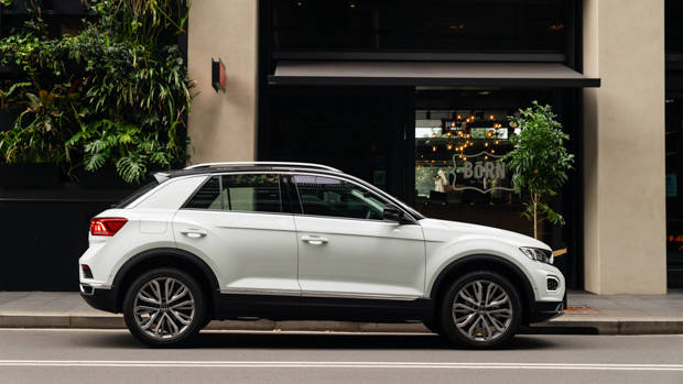 Volkswagen T-Roc 110TSI Style white profile