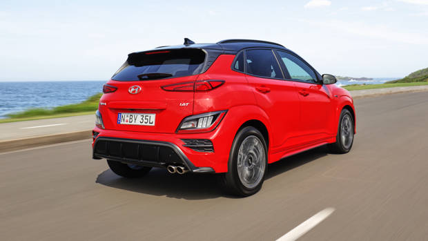 Hyundai Kona N Line Premium 2021 rear driving