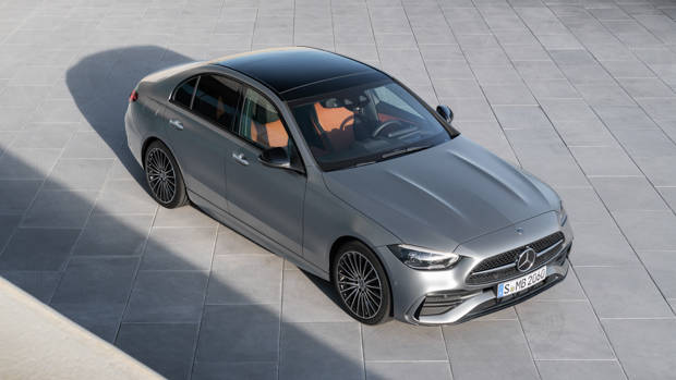 Mercedes-Benz C-Class 2021 top view