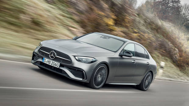 Mercedes-Benz C-Class 2021 front driving