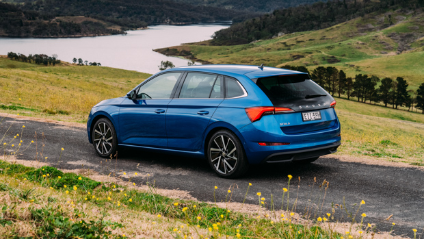 Skoda Scala 2021 rear 3/4