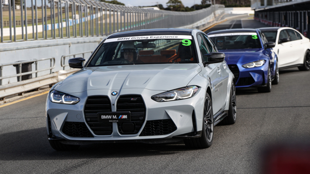 BMW M3 Competition G80 blue silver 2021