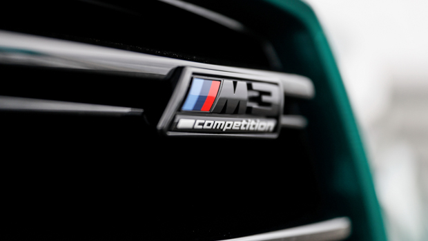 BMW M3 Competition G80 grille badge 2021