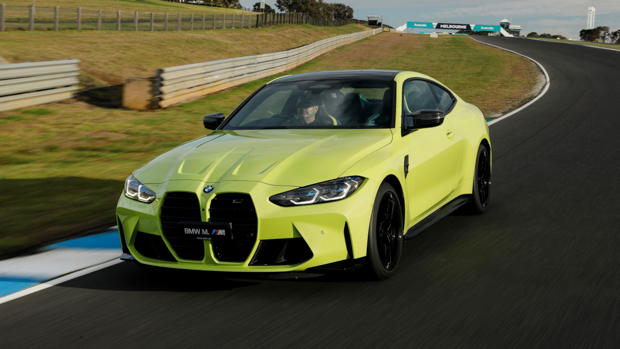 BMW M4 Competition G82 yellow 2021