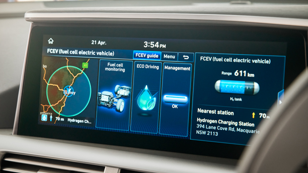 Hyundai Nexo 2021 touchscreen