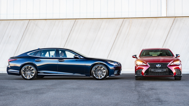 Lexus LS 500 F Sport and Sports Luxury 2021