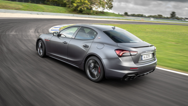 Maserati Ghibli Trofeo 2021 rear driving