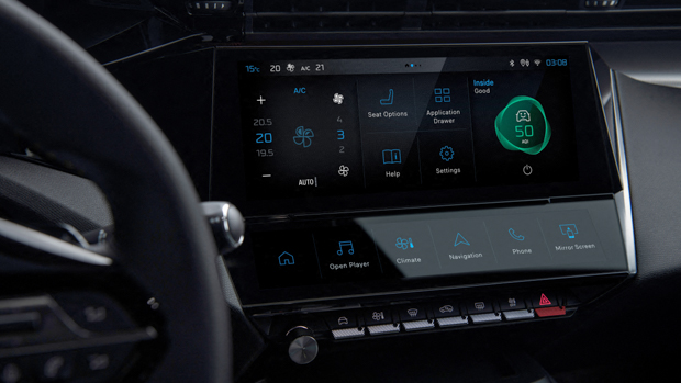 Peugeot 308 2022 touchscreen