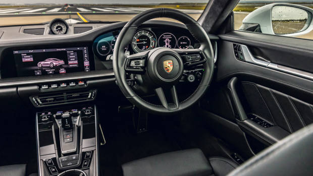 Porsche 911 Turbo S Launch Control 2021 black cabin