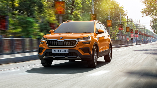 Skoda Kushaq 2021 front driving 2