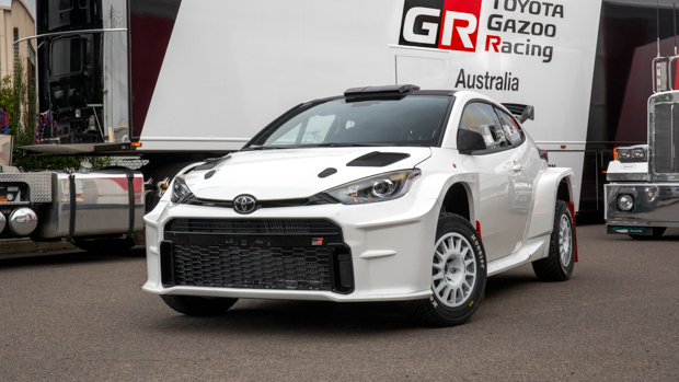 Toyota GR Yaris Rally Car 2021 front