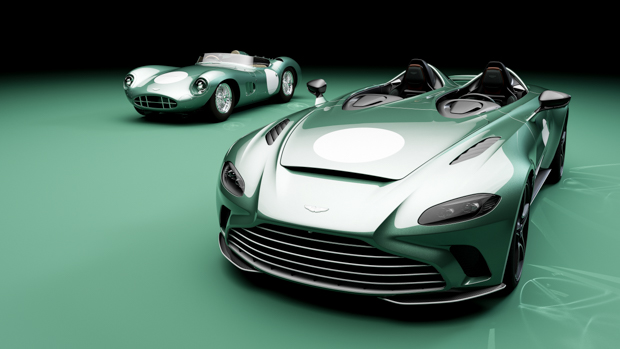 Aston Martin V12 Speedster twin, front 3/4
