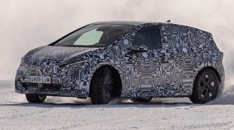 Cupra Born 2021: all-electric hatch snapped drifting in the snow