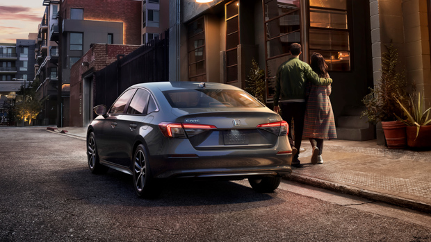 Honda Civic sedan 2022 rear