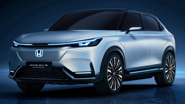 Honda SUV e-prototype 2021 front 3/4