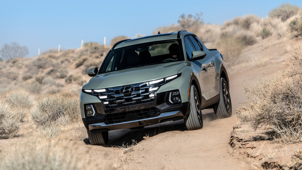 Hyundai Santa Cruz 2021 driving front