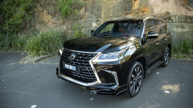 Lexus LX 570 S 2021 review black front end