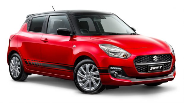 Suzuki Swift 2021 100 year anniversary red front
