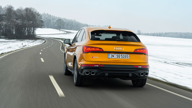 Audi SQ5 Sportback 2021 rear driving