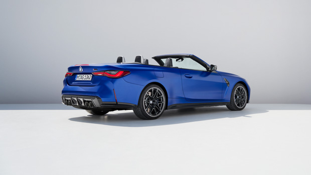 BMW M4 Competition Convertible 2022 rear static