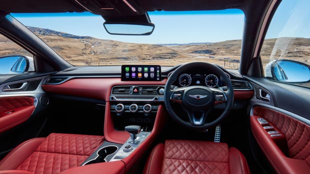 Genesis G70 2021 3.3T luxury pack interior