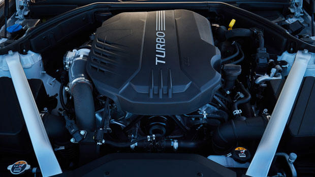 Genesis G70 2021 3.3T luxury pack engine