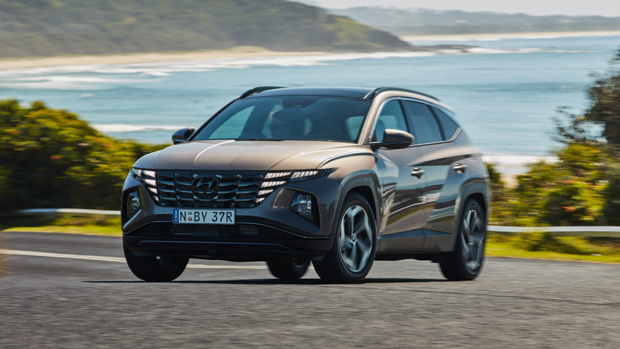 Hyundai Tucson 2021 brown front end