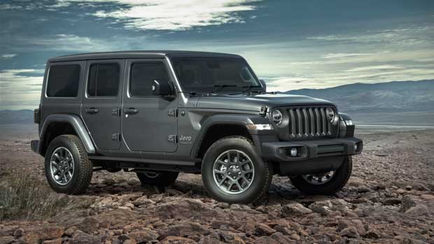 Jeep Wrangler Unlimtied 2021 80th Anniversary Edition front