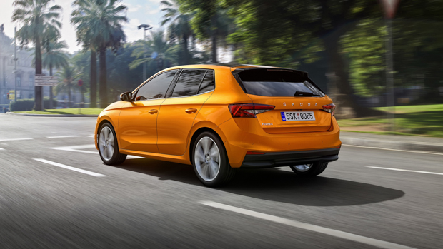 Skoda Fabia 2022 rear driving