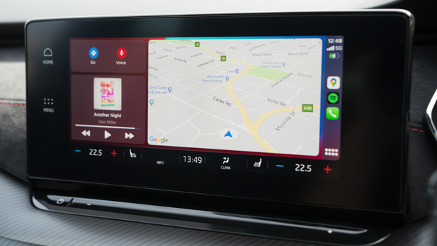 Skoda Octavia RS 2021 touchscreen