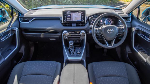 Toyota RAV4 GXL Hybrid 2021 dashboard