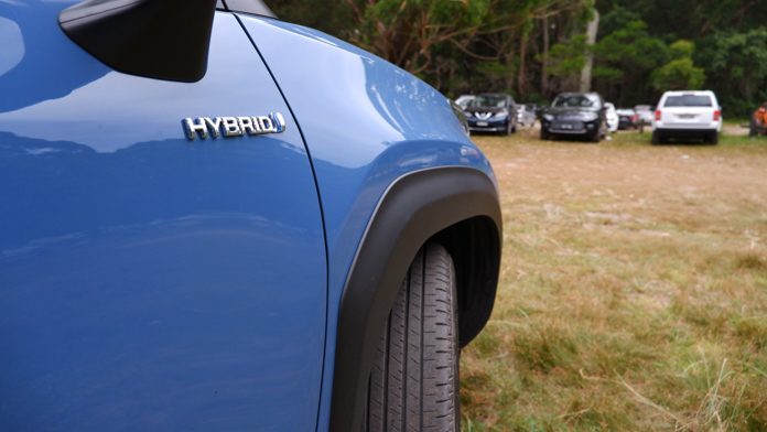 Toyota Yaris Cross 2021 long termer badge