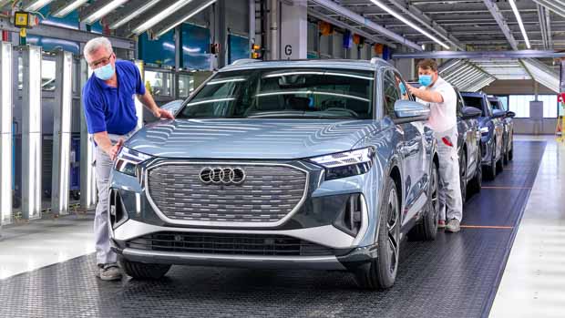 Audi Q4 e-tron 2022 production