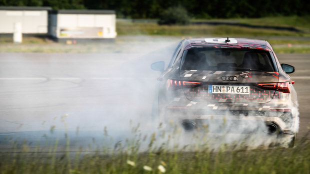 Audi RS3 2022 drifting hatch