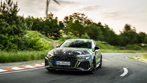 Audi RS3 2022 sedan front end