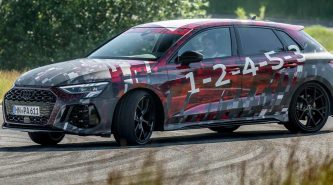 Audi RS3 2022: drift mode caps faster five-cylinder hatch and sedan for Australia